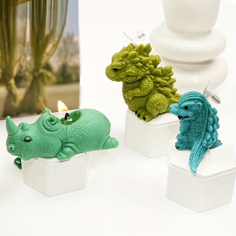 3d sleeping crocodile silicone mold candles standing - Temu