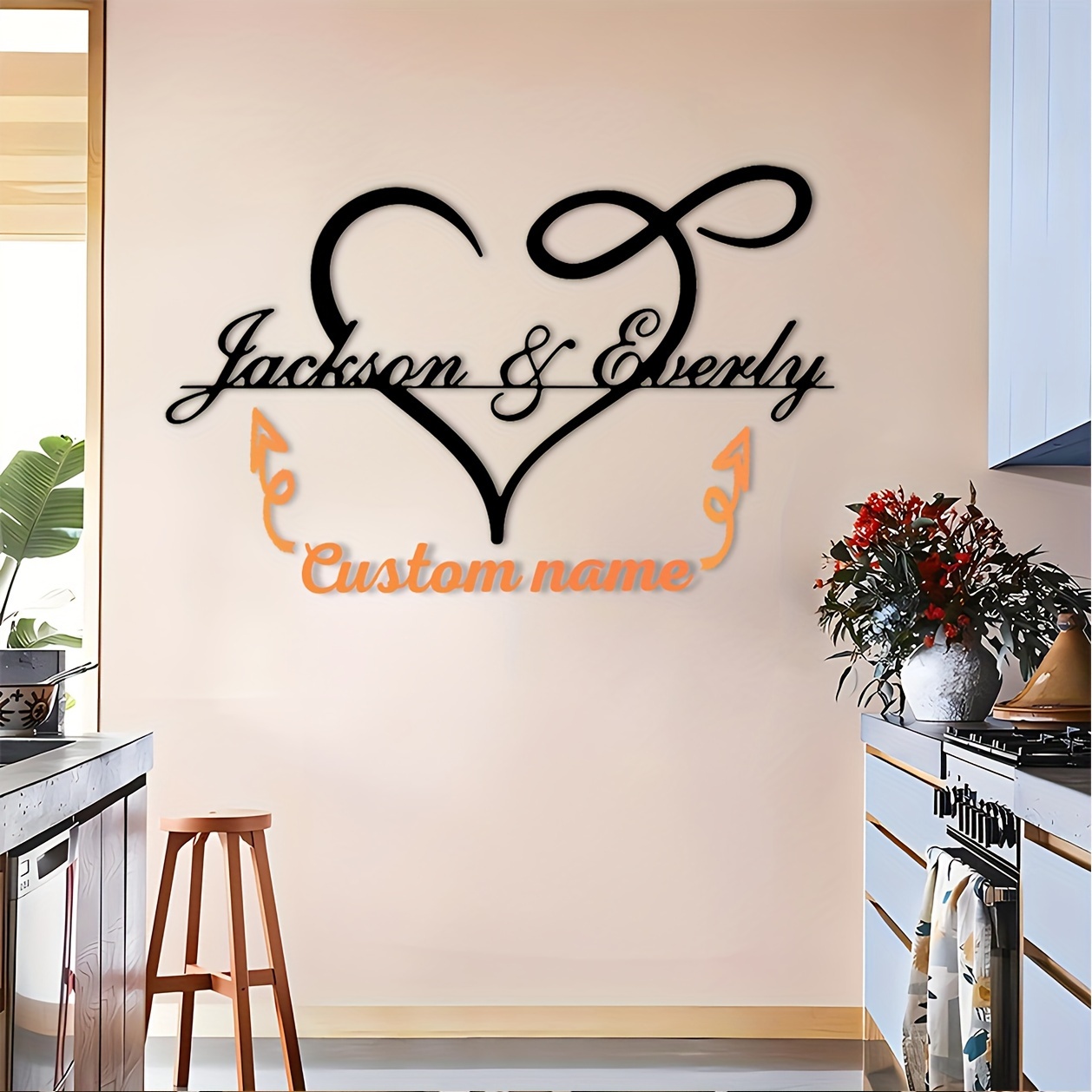 

Customizable & Metal Decor - Reusable And Hanging