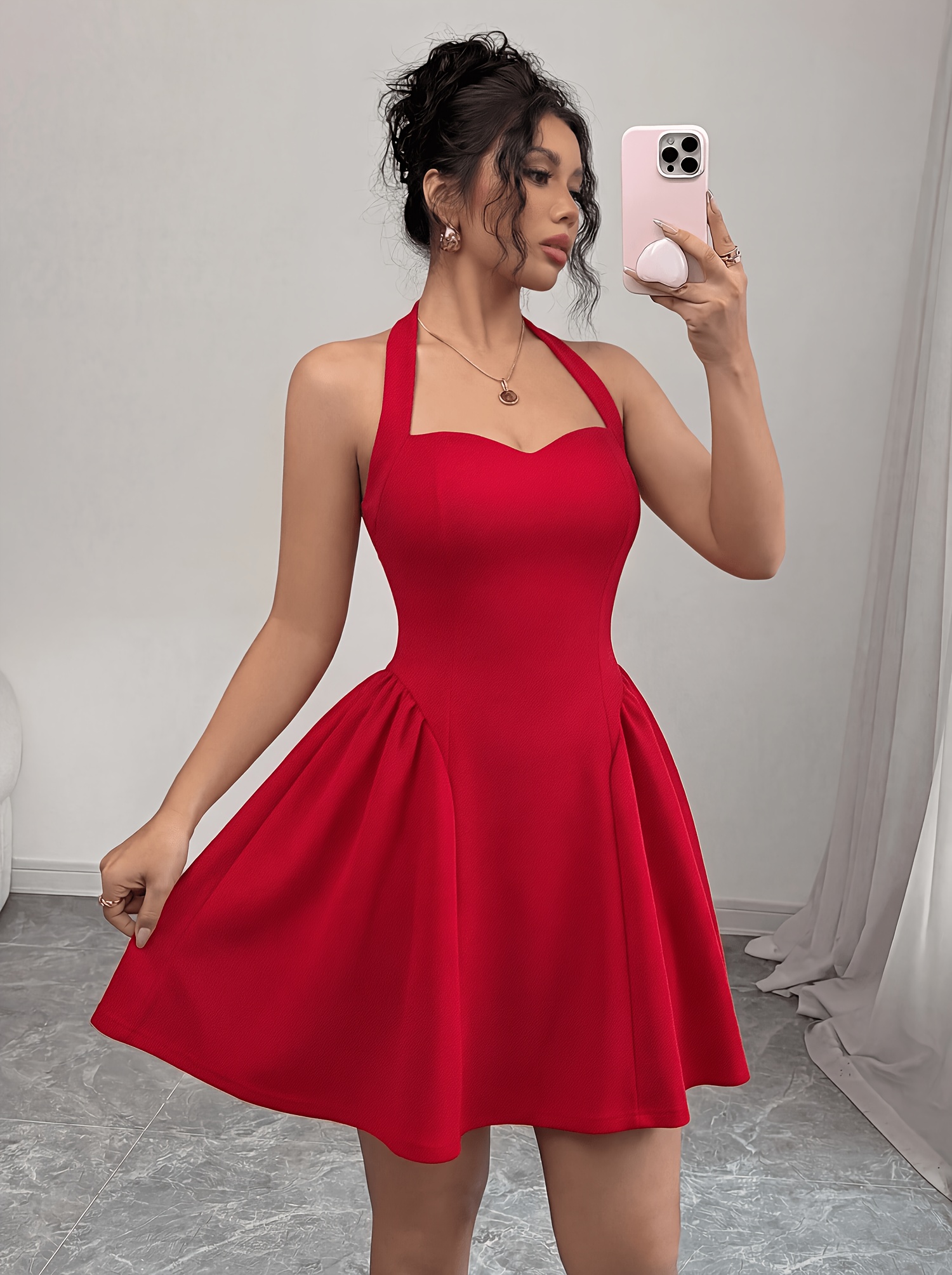 red pencil dress - Iceland
