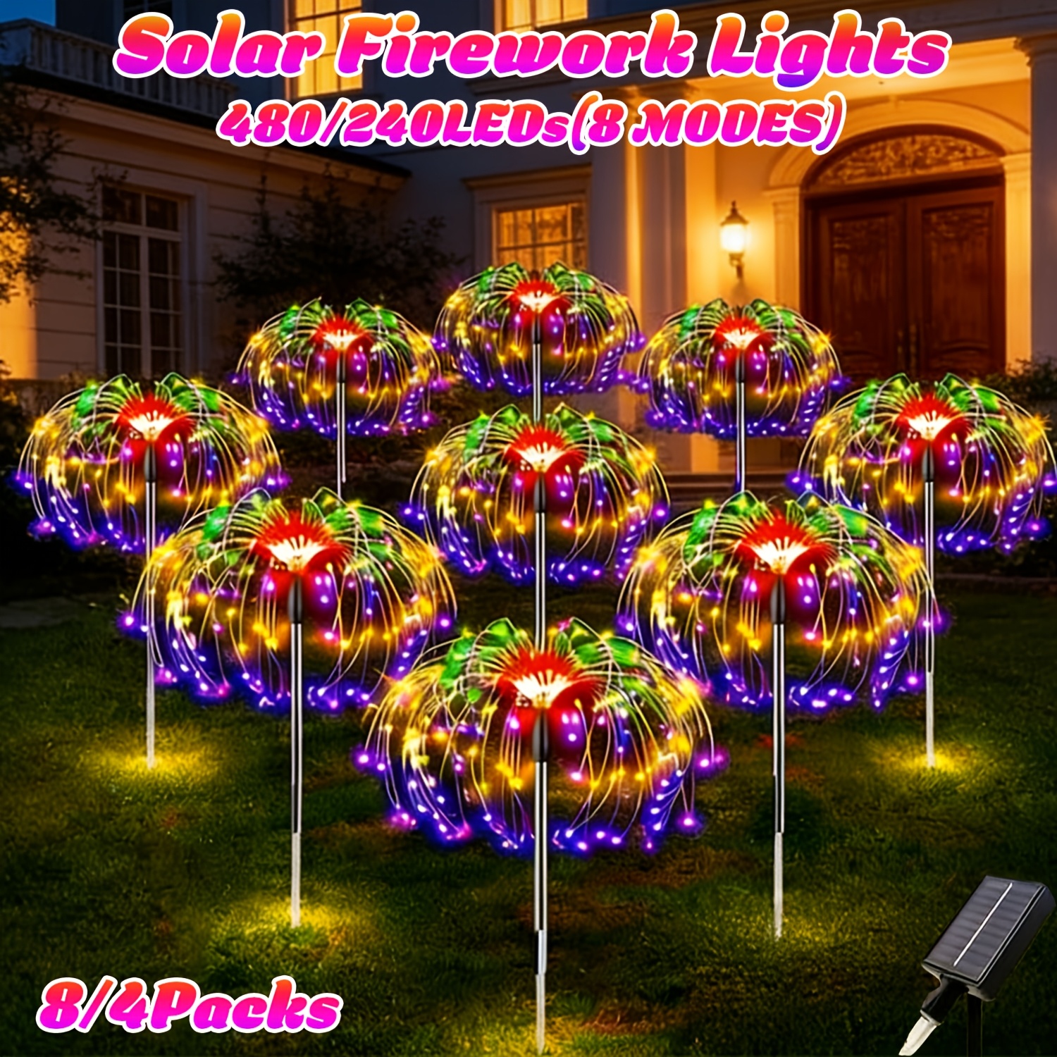 solar light christmas decorations sold on Temu Australia