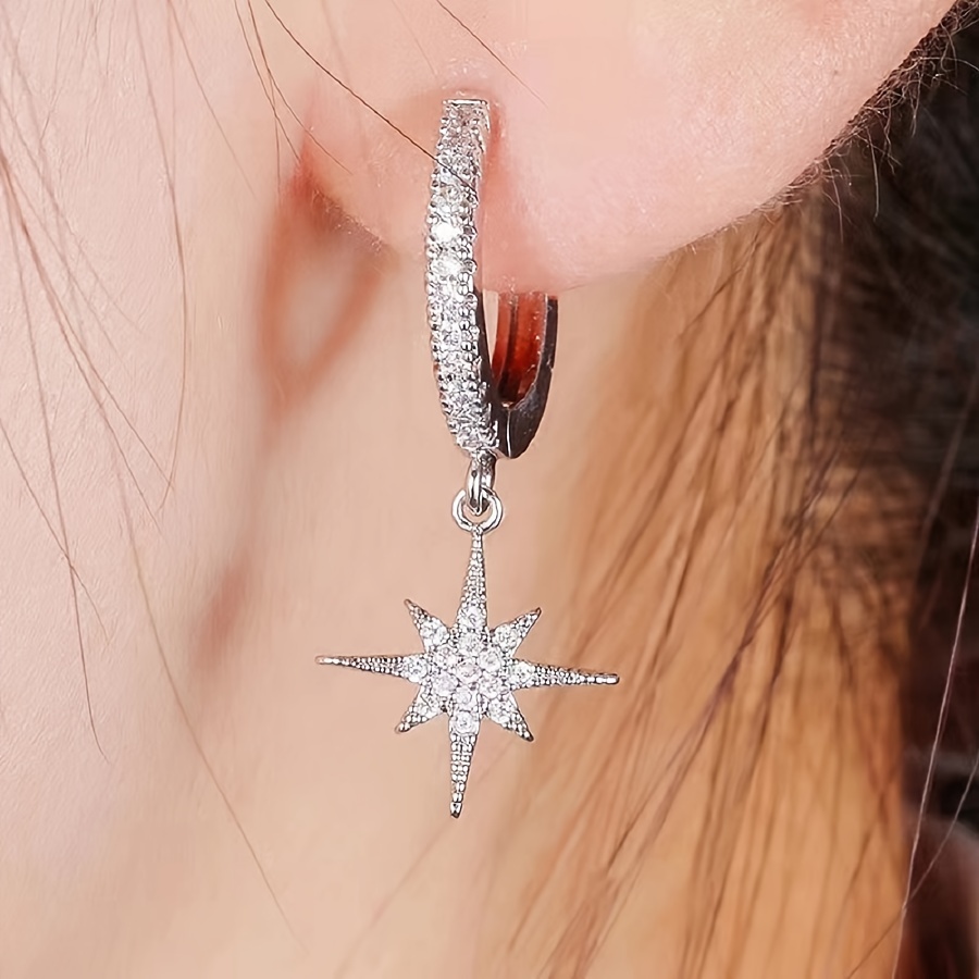 Moon & 8 Stars Earrings for Women