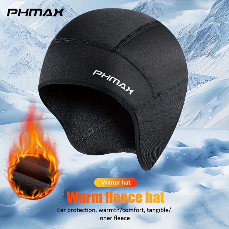 

Winter Beanie With Ear Flaps - Windproof, Fleece-lined Cycling Cap For Outdoor Activities & Riding