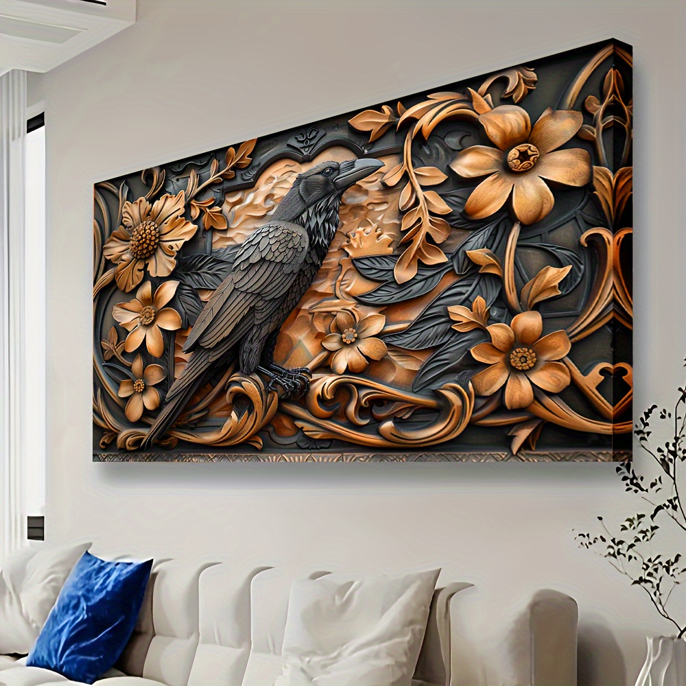 

1pc 2d Wooden Painting & For Decoration, & , Decor, , Ready To