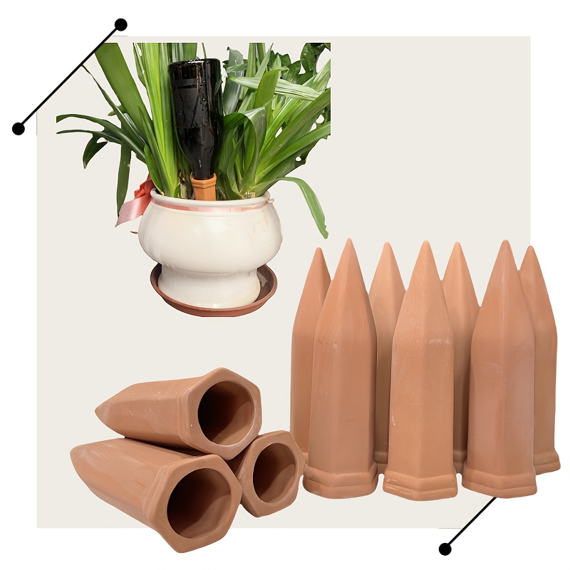cute pots for indoor plants Large Minute Ceramic Plant Pot & Saucer — Boombastic main image 0