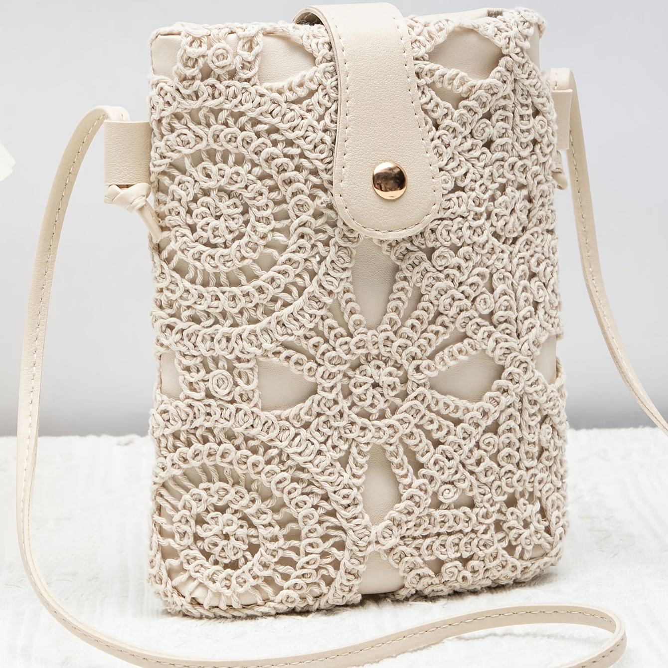 Designer New Crochet Knit Bag