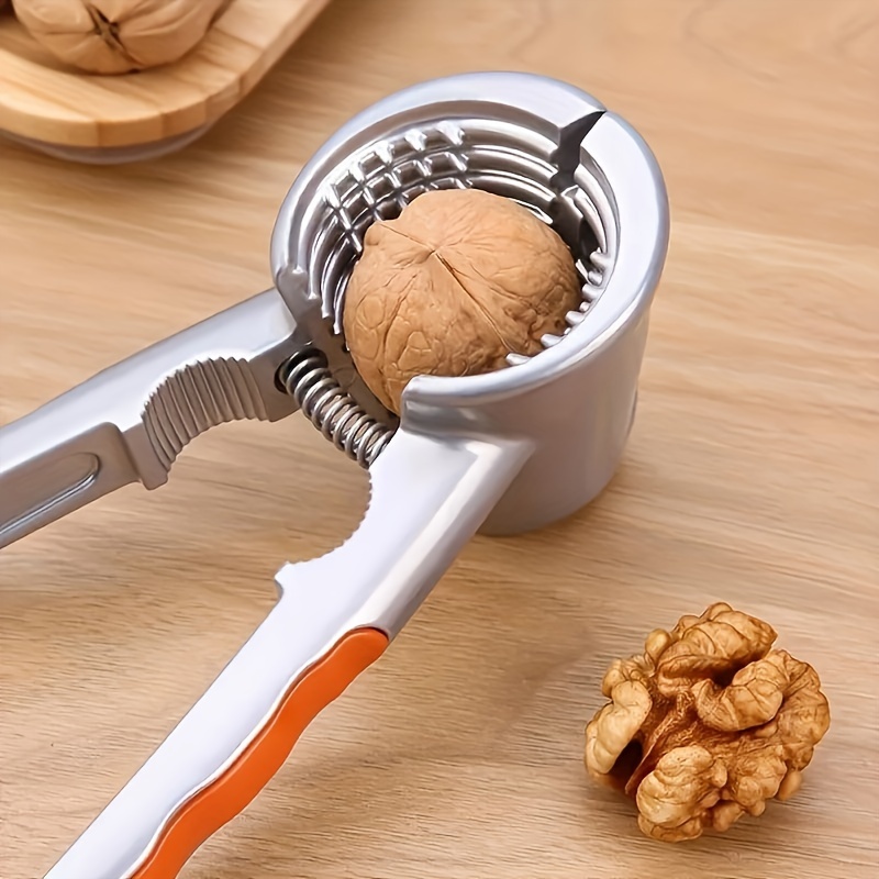 stainless steel nutcracker multi functional walnut   pine cone opener   kitchen tool for home and restaurant use details 4