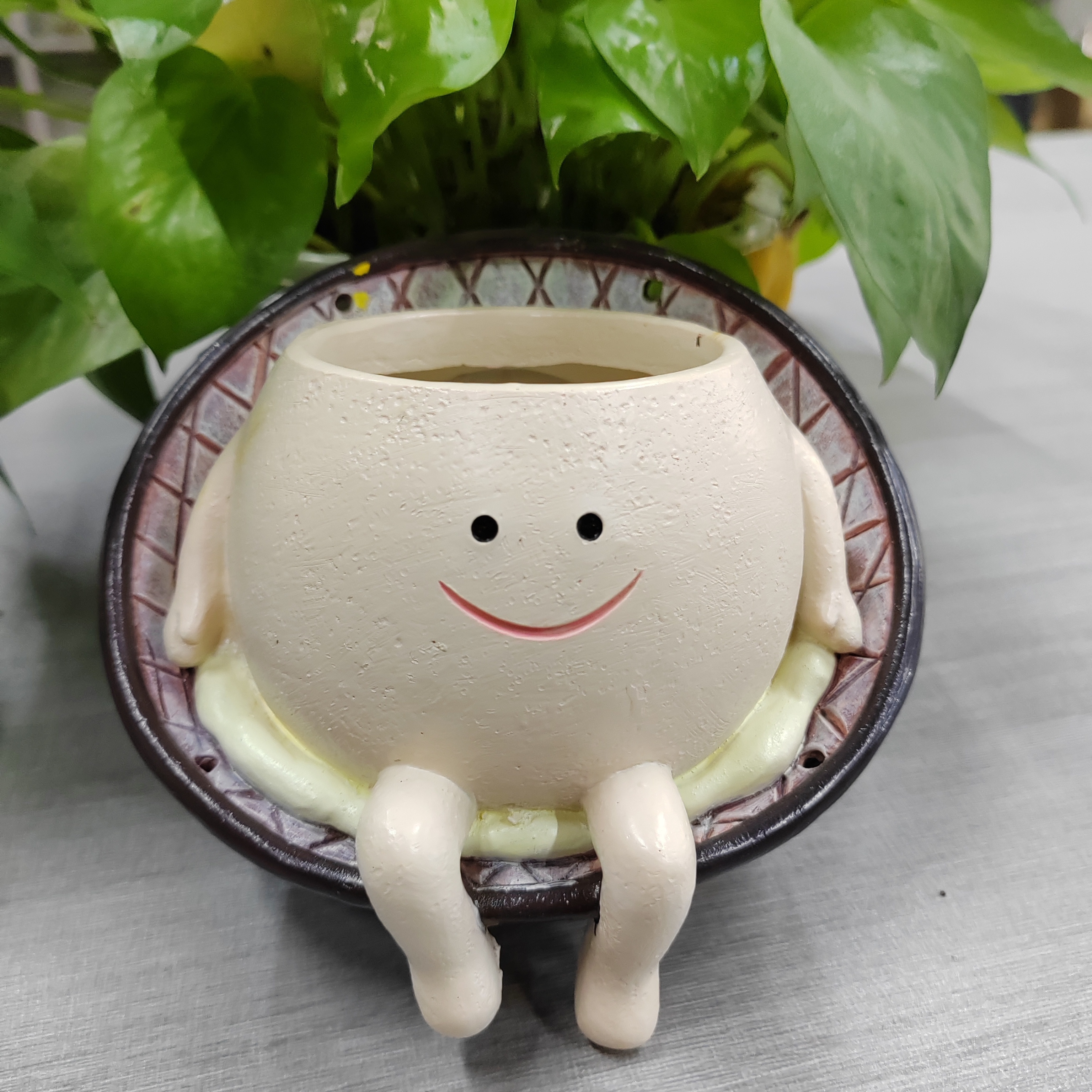 Cute Face Hanging Flower Pot Planter Pot Indoor Outdoor - Temu Australia