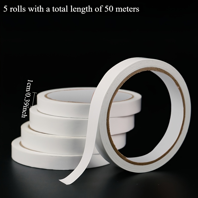Image of White Artist's Tape - 20m/roll, Ideal For Watercolor Paper, Canvas, , Framing, Painting, Watercolor, Console Art Shading Tape -acid- Tape