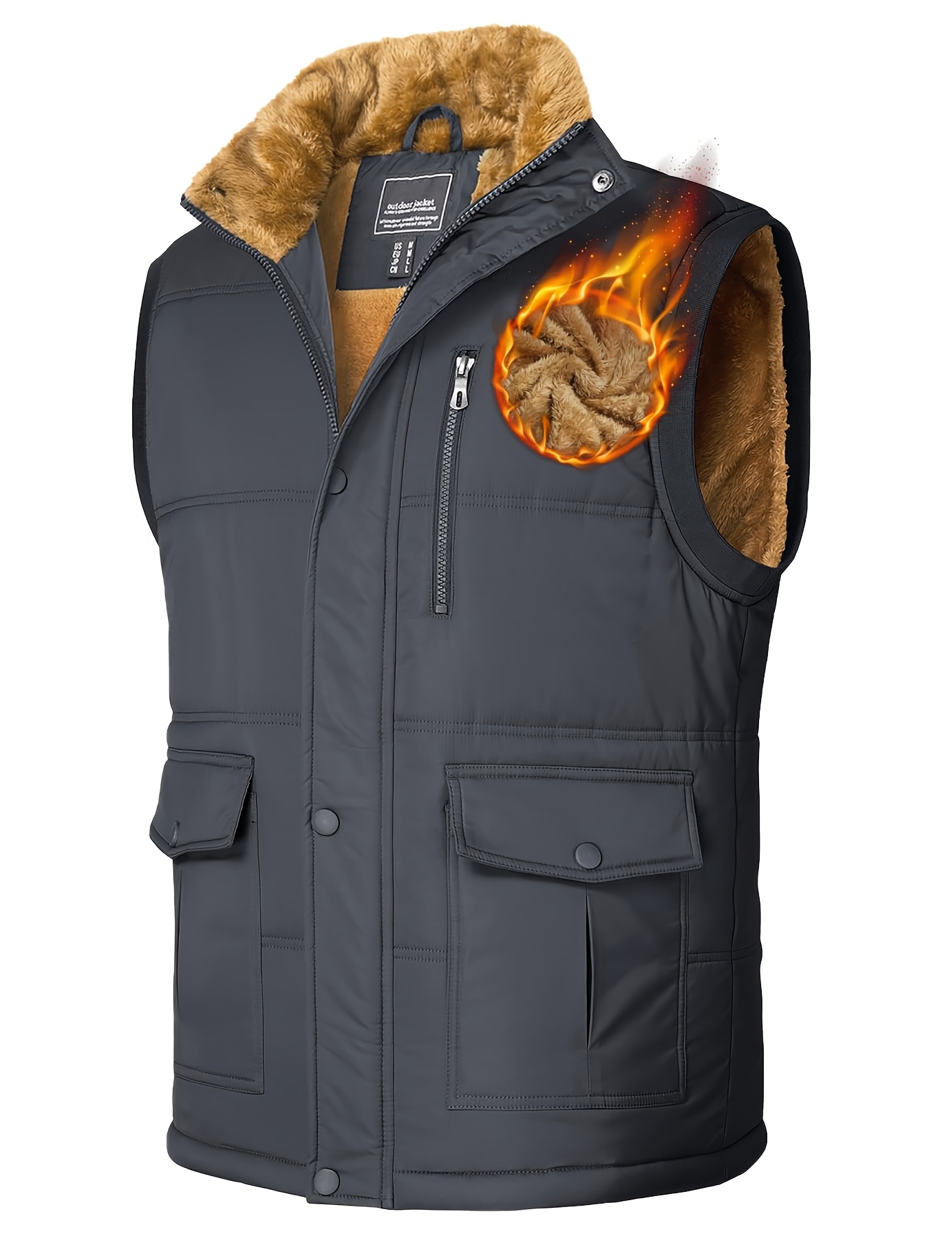 Insulated Vest Best Mens Winter Vests Men's Winter Fleece Vest