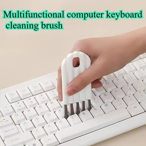 1 function computer keyboard cleaning brush car crevice cleaning brush bathroom office household dust removal tool narrow crevice scrub brush suitable for tiles window tracks kitchen sinks bathrooms