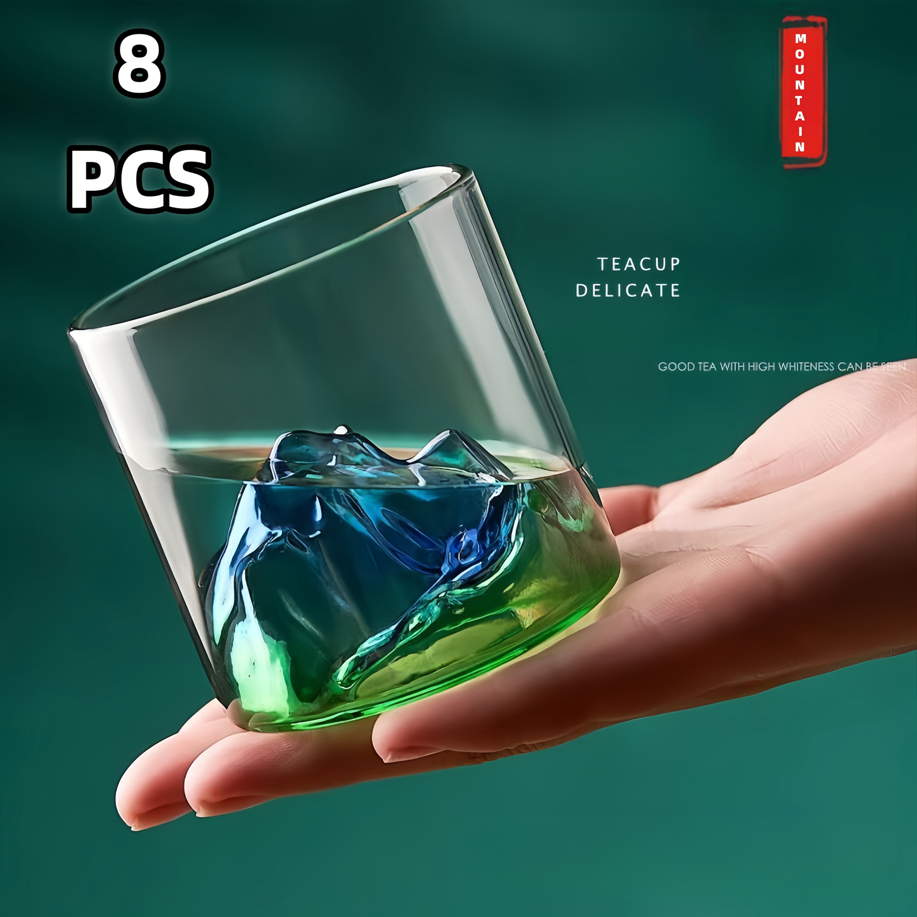 【2個セット】Mountain Research Drinking Glass Amazon.com | Vintage Japanese style Mountain Whiskey Glass