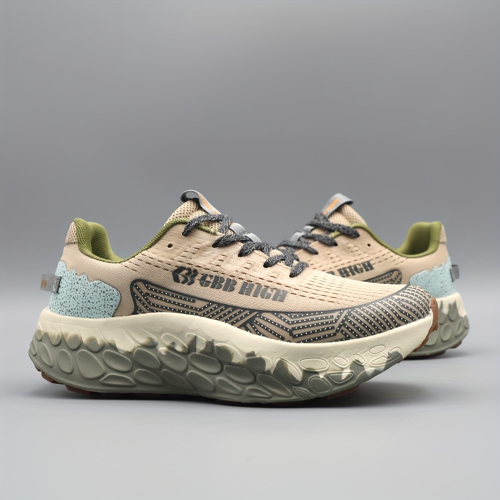 Men'S Thick-Soled Height-Increasing Sports Casual Shoes, Comfortable And Lightweight, Shock-Absorbing Outdoor Jogging Shoes, Slip-Resistant And Breathable Hiking Footwear