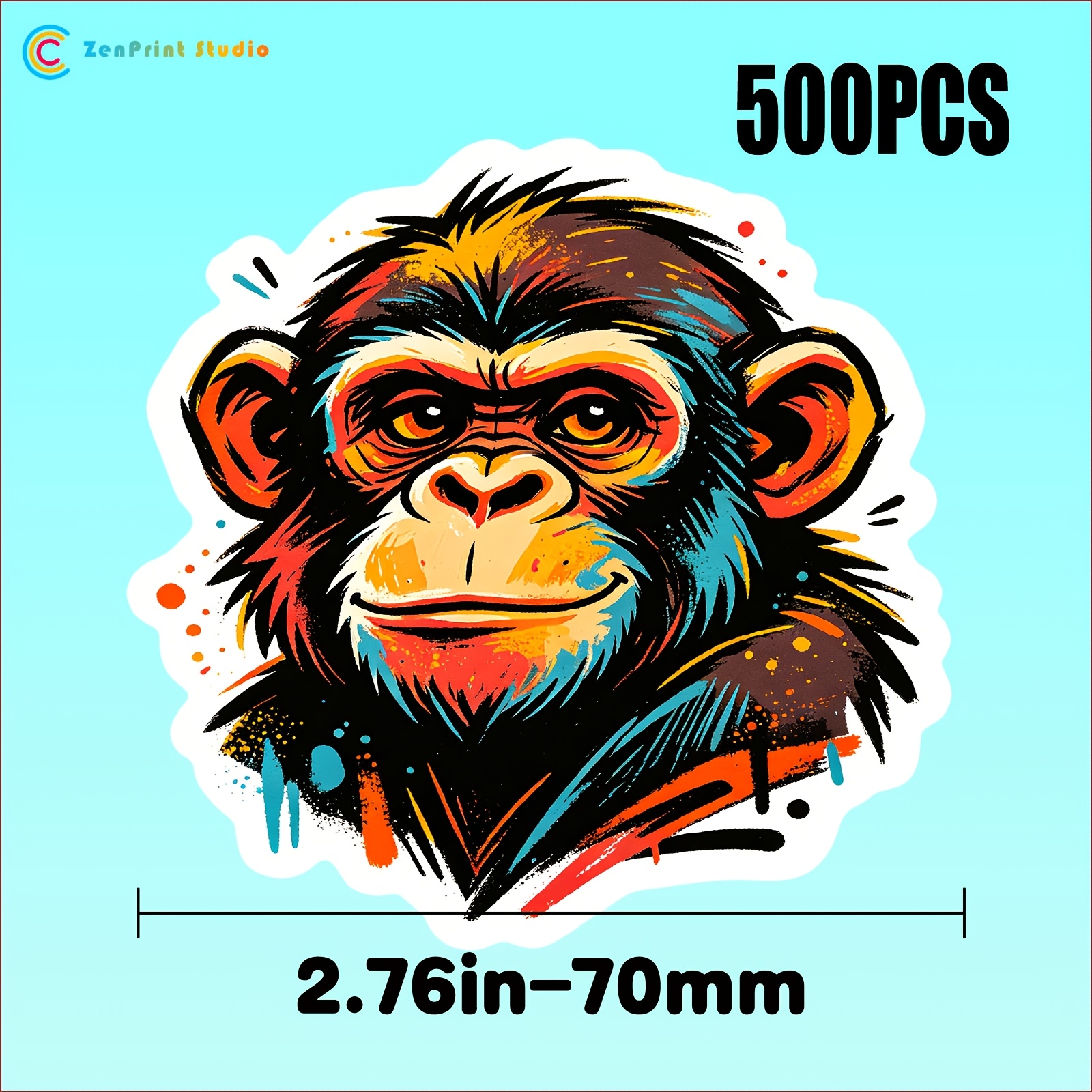 Custom Irregular Self-Adhesive Stickers, No Mold Fee