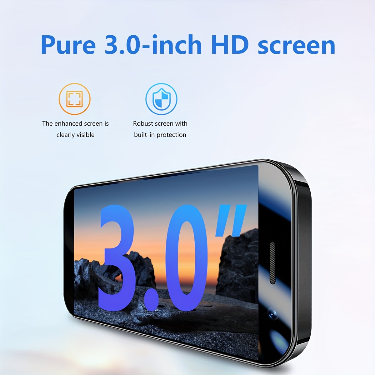 bezosmax mini smartphones 4g network unlocked phone 3 0 hd screen ideal gift for children pocket phone wifi gps location android phone details 1