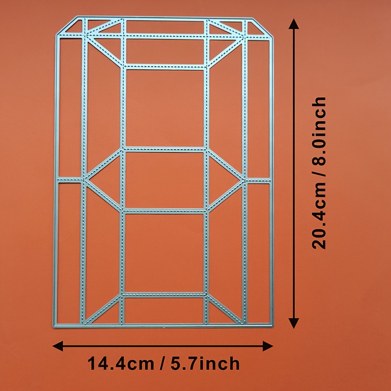 New Foldable Square Box Craft Embossing Mold 2025 Metal Cutting Dies For Diy Decorative Scrapbooking Album Card Making