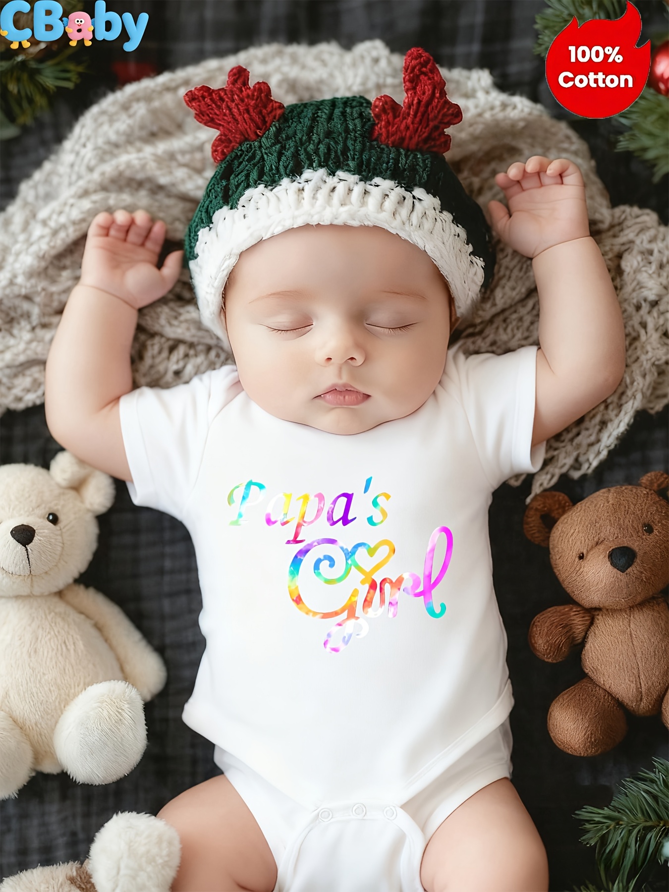 baby girl clothes papa sold on Temu United States