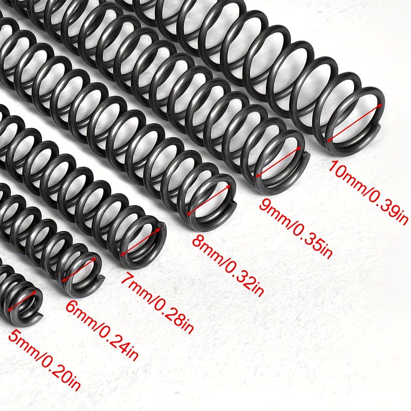   piezas,   de compresión mecánico amortiguador, tamaño 50- 0 mm de  , diámetro exterior de 5-  mm, diámetro del alambre de 1 mm, acero para  s   durabilidad, para montaje de juguetes y reparaciones de   industrial,   de   en  , elegir el