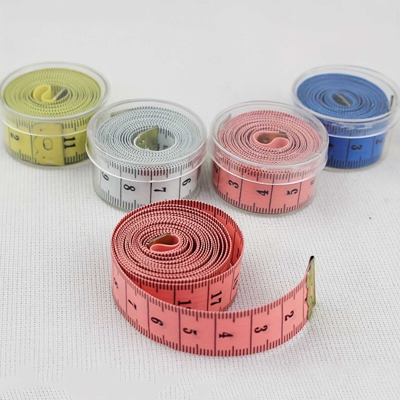 1pc random color modern sewing tape measure double sided soft measure for diy sewing