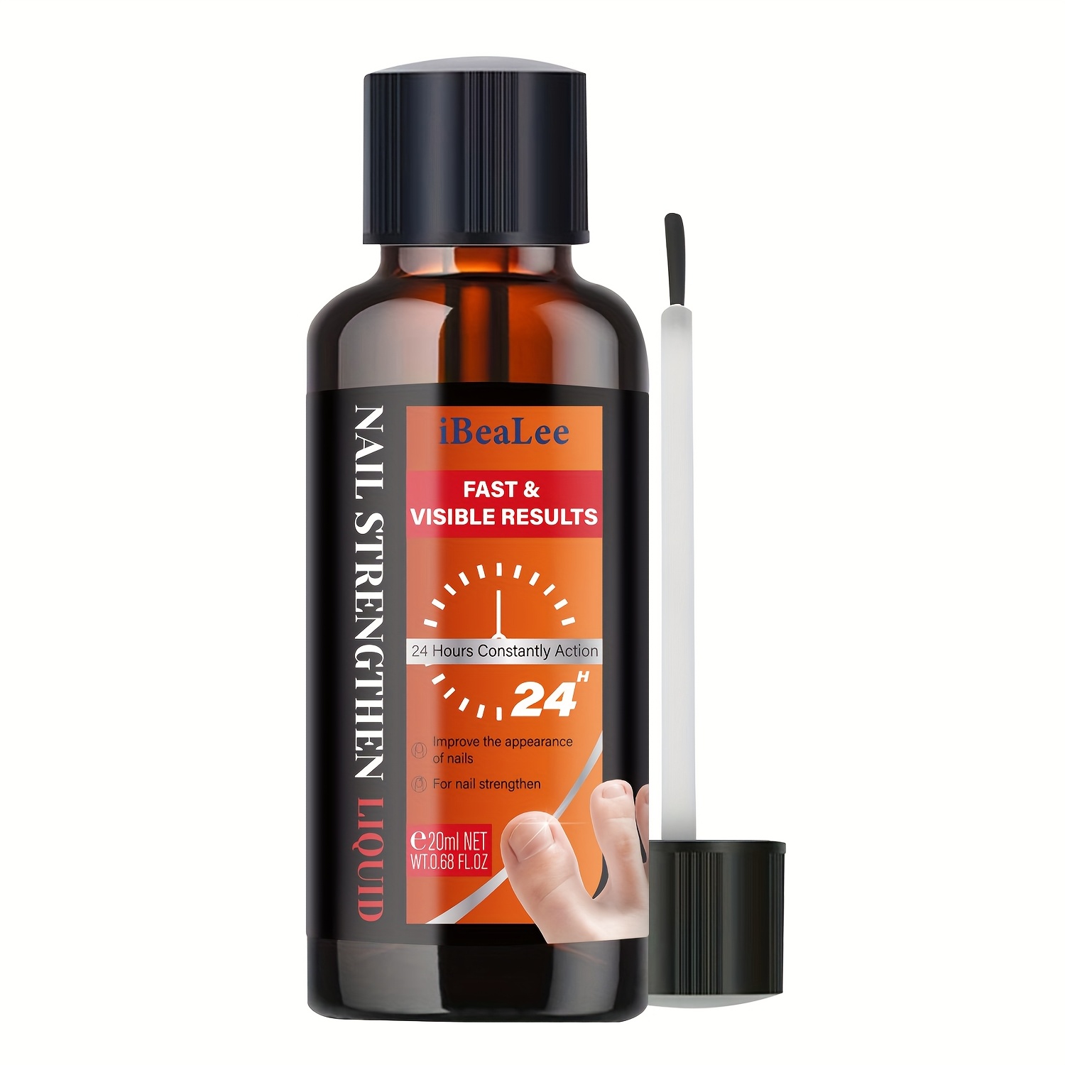 Image of Nail Strengthen Liquid For Frail Nails, Strengthens Or Nails , Nourishes Nails, Toenail For Friable Fraigle Nails, Foot & Hand Nail Care, Easy Application For Fingernail And Toenail