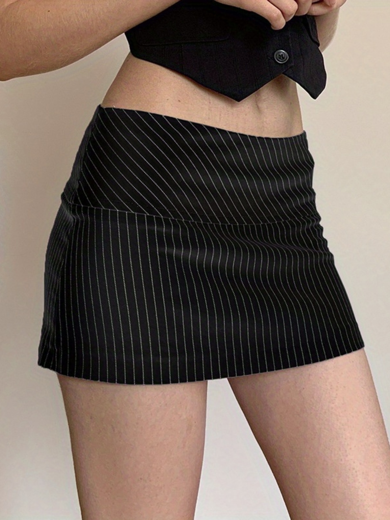 low waist skirt sold on Temu United States