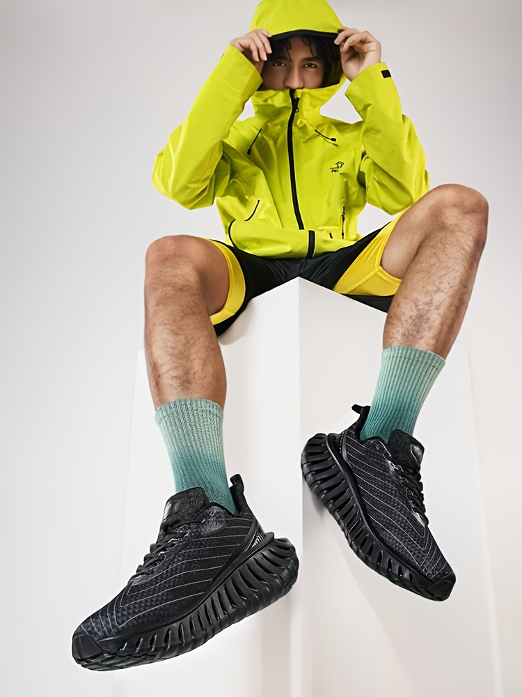 [sneakers] Men'S Outdoor Trail Running Shoes | Breathable, Lightweight, Shock-Absorbing, Low-Top Fabric with MD and TPR Sole | Casual, Sports Style, All-Season Use