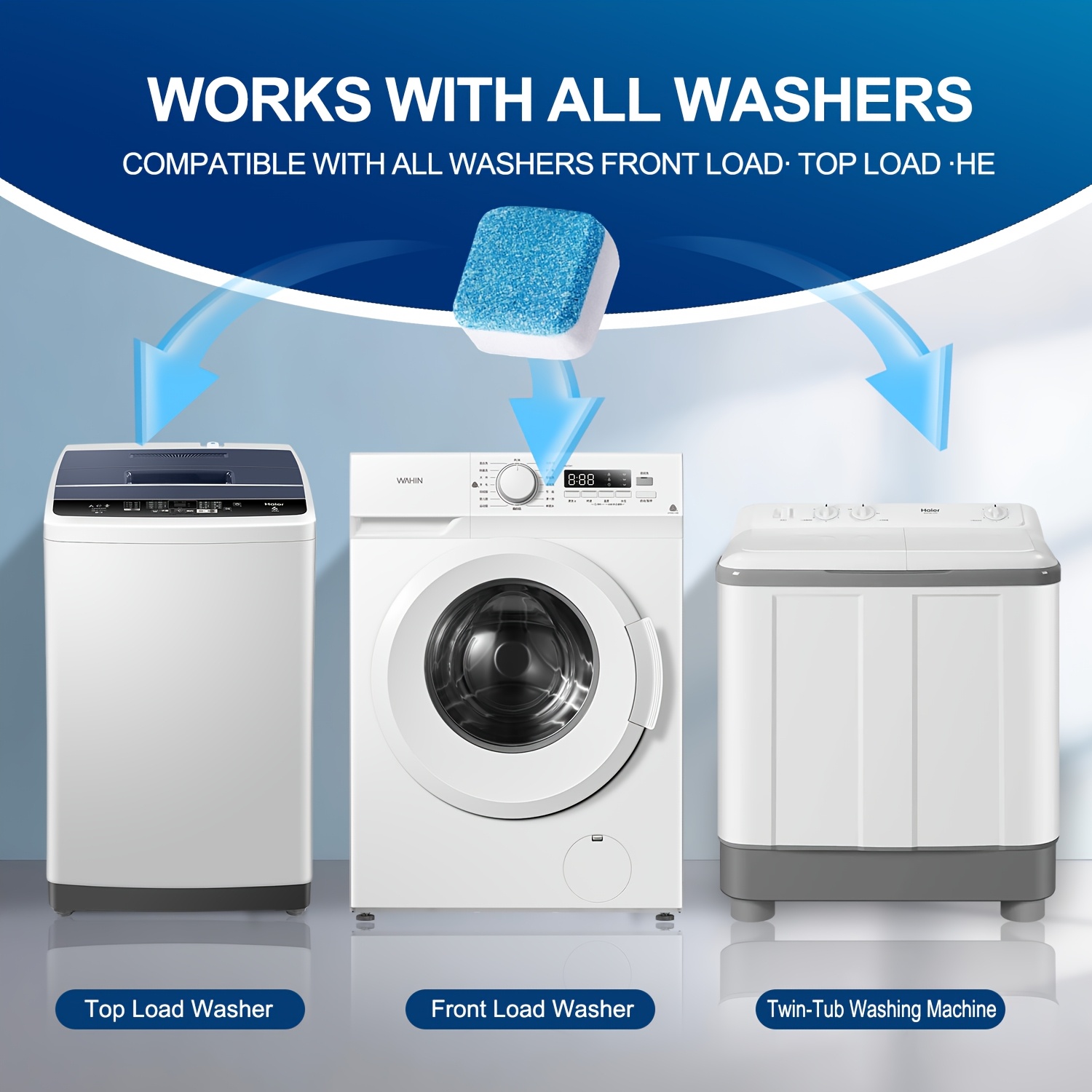 washing machine cleaner tablets deep cleaning dirt odor remover   Product details 0