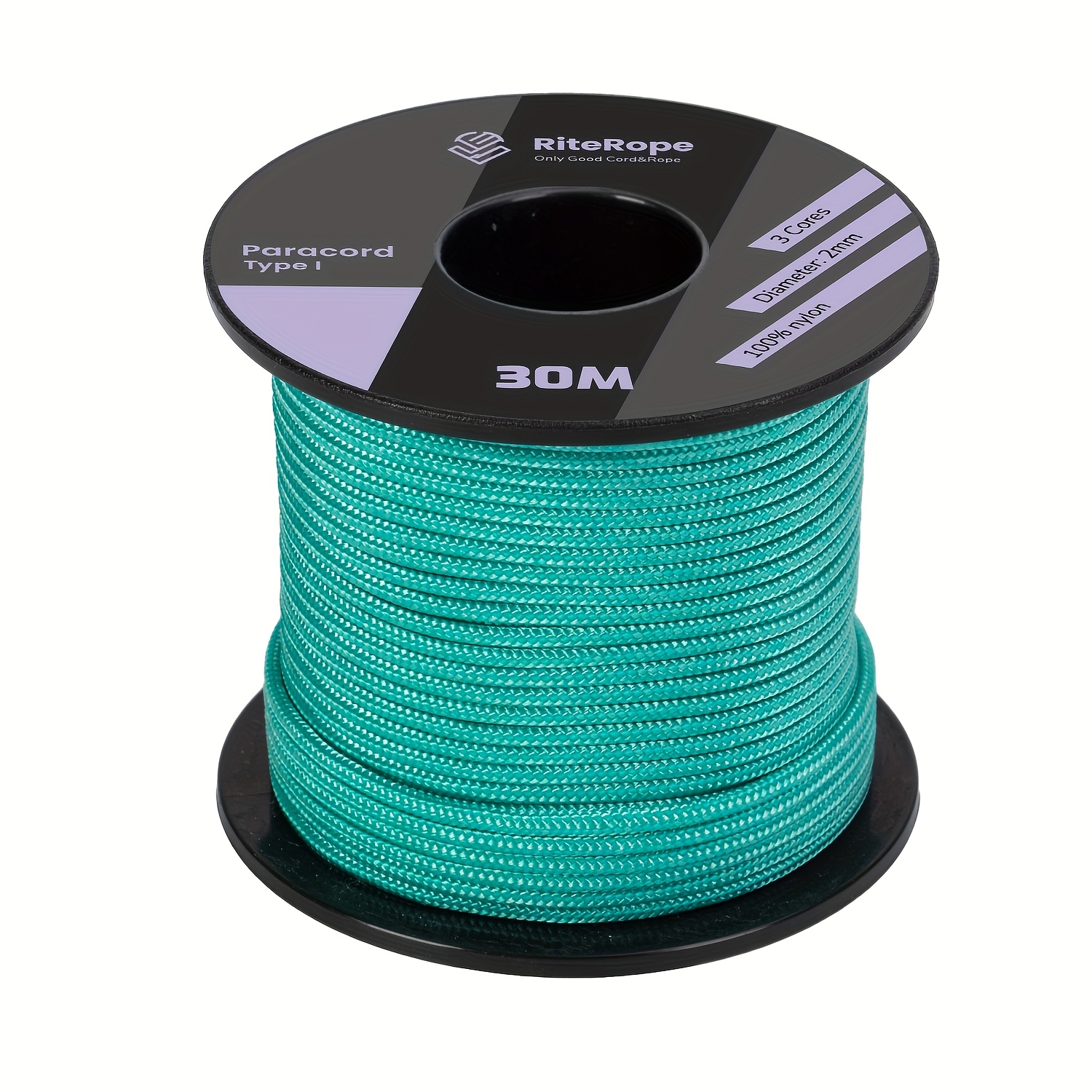 100% Nylon Rope, 30M Length, 2mm Thick for Outdoor Projects