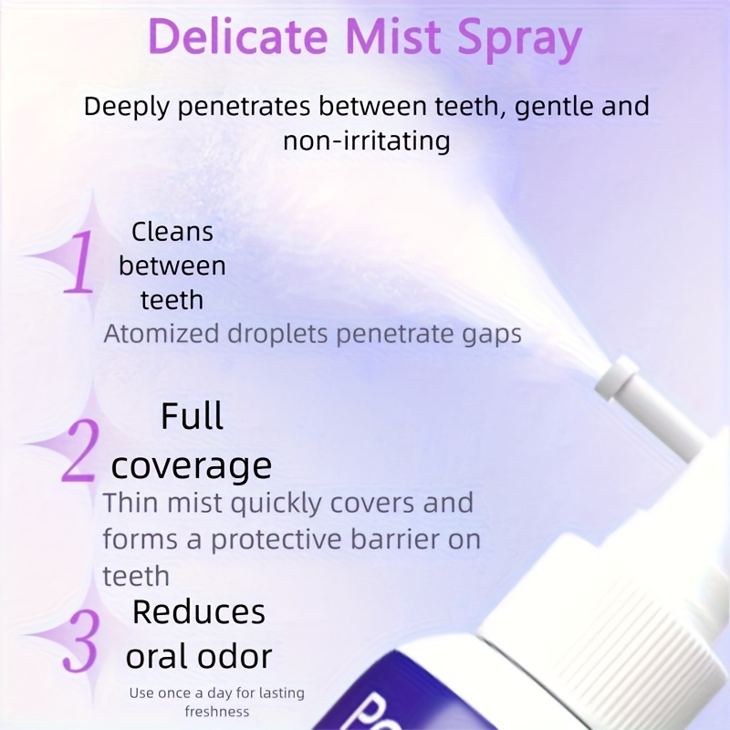 Pet Oral Spray 120Ml Two-In-One / Cleans Teeth And Freshens Breath / Eliminating Odors And Controlling Tartar / Gentle Formula Suitable for Both Cats And Dogs