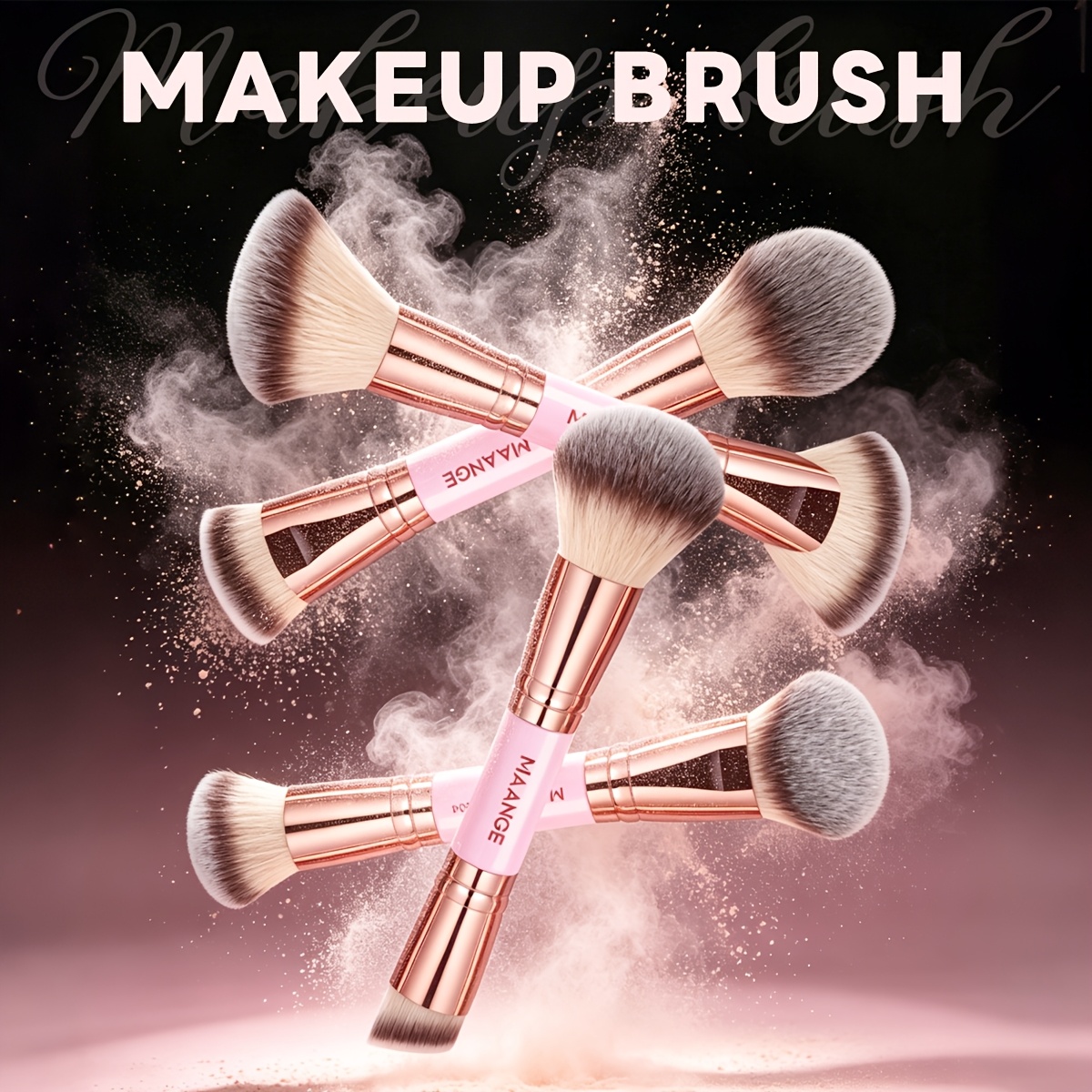 MAANGE Summer Pink 22pcs Soft Fluffy Makeup Brushes Set