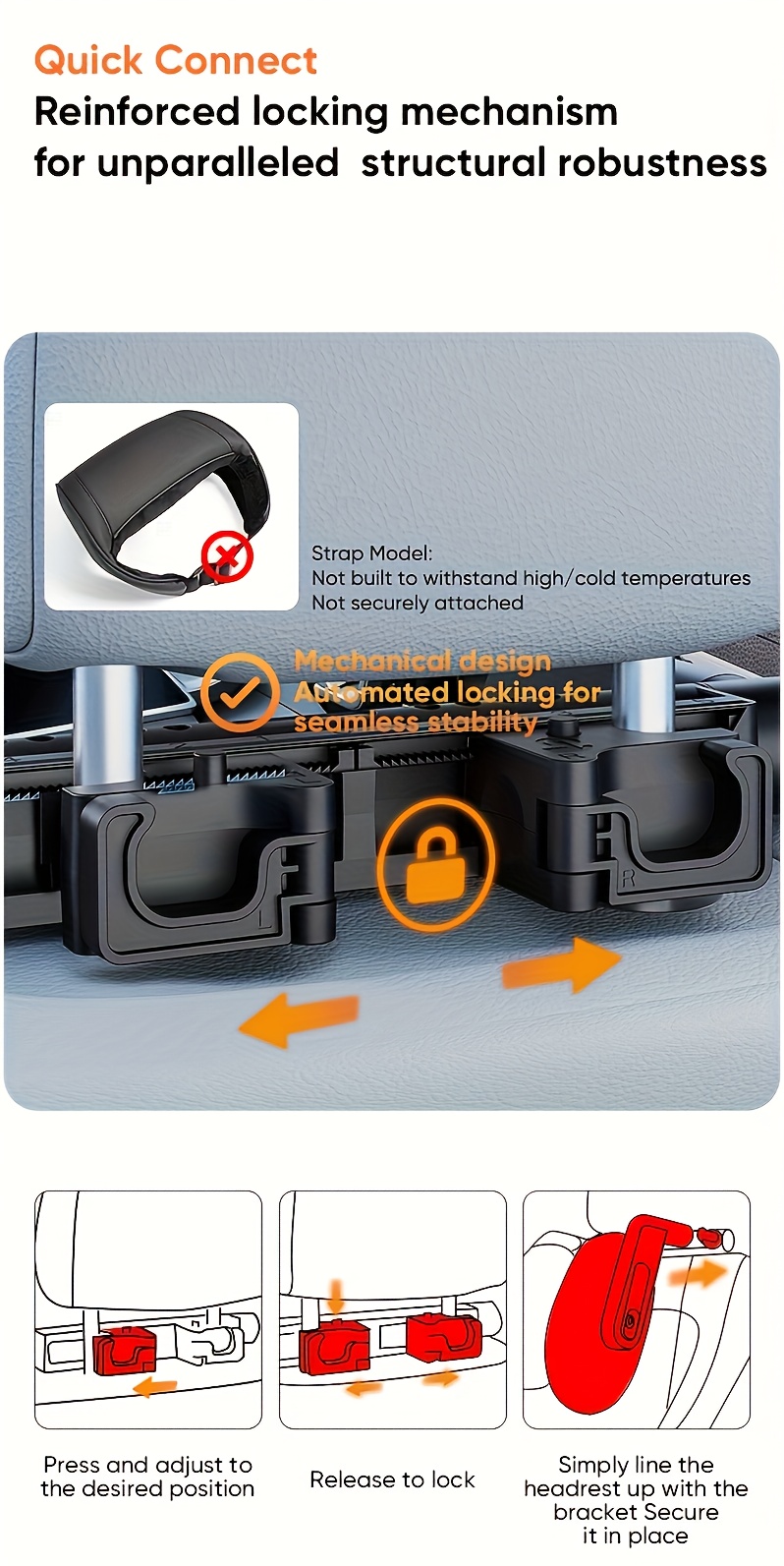 1 U-Shaped 45D Car Neck Pillow - Ergonomic Design with Three-Point Support, 360° Adjustable Breathable PU Cover, Ideal for Side Sleepers and Daily Commuting, Travel Pillow/neck Pillow, Travel Pillow/neck Pillow Airplane, Neck Cushion, Airplane Travel Accessory, Neck Travel Accessory, Neck Support Pillow