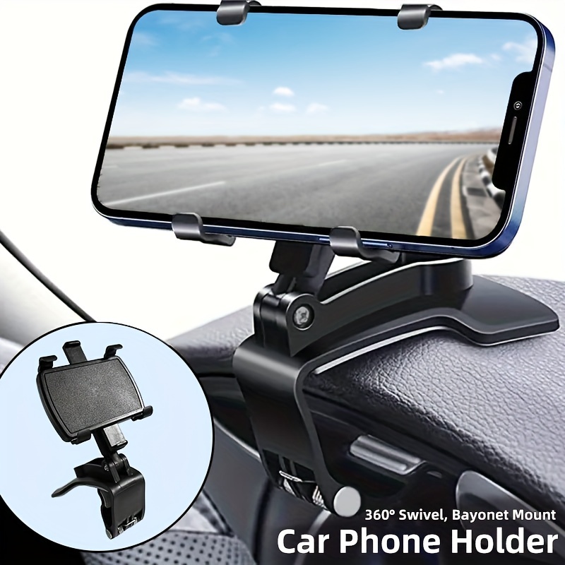 

Angle-adjustable Car Phone Mount: Rotate & Secure Your Phone For Easy Accessibility