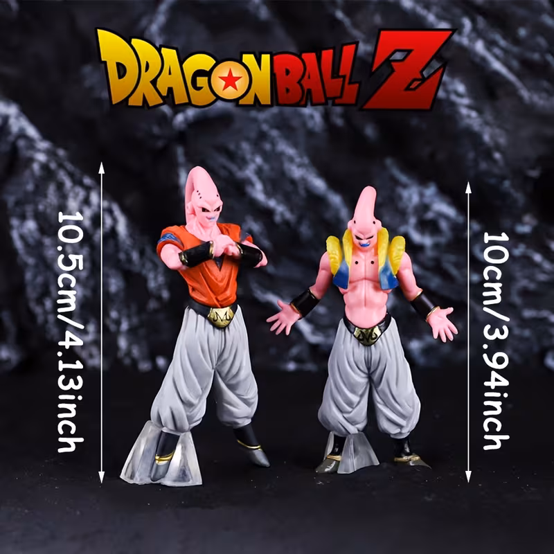 set de 8 figuras de buu en sus formas, adorno, película de anime z, 8 formas diferentes de la estatua de buu, coleccionables de anime, decoraciones para escritorio, coche y carcasa de pc, regalos para fans, regalos de vacaciones 1