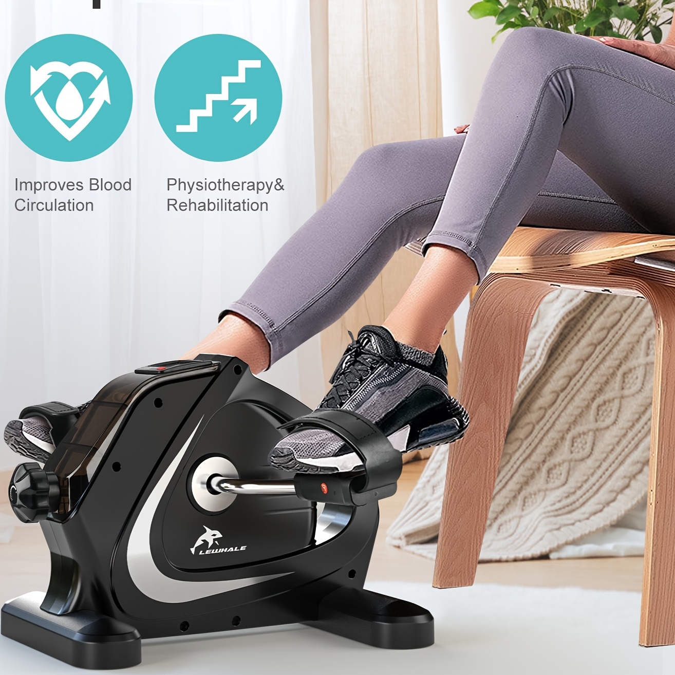 Leg Agm Exercise Bike Mini Bike AGM Mini Exercise Bike Pedal Sit Down,  Under Desk Bike