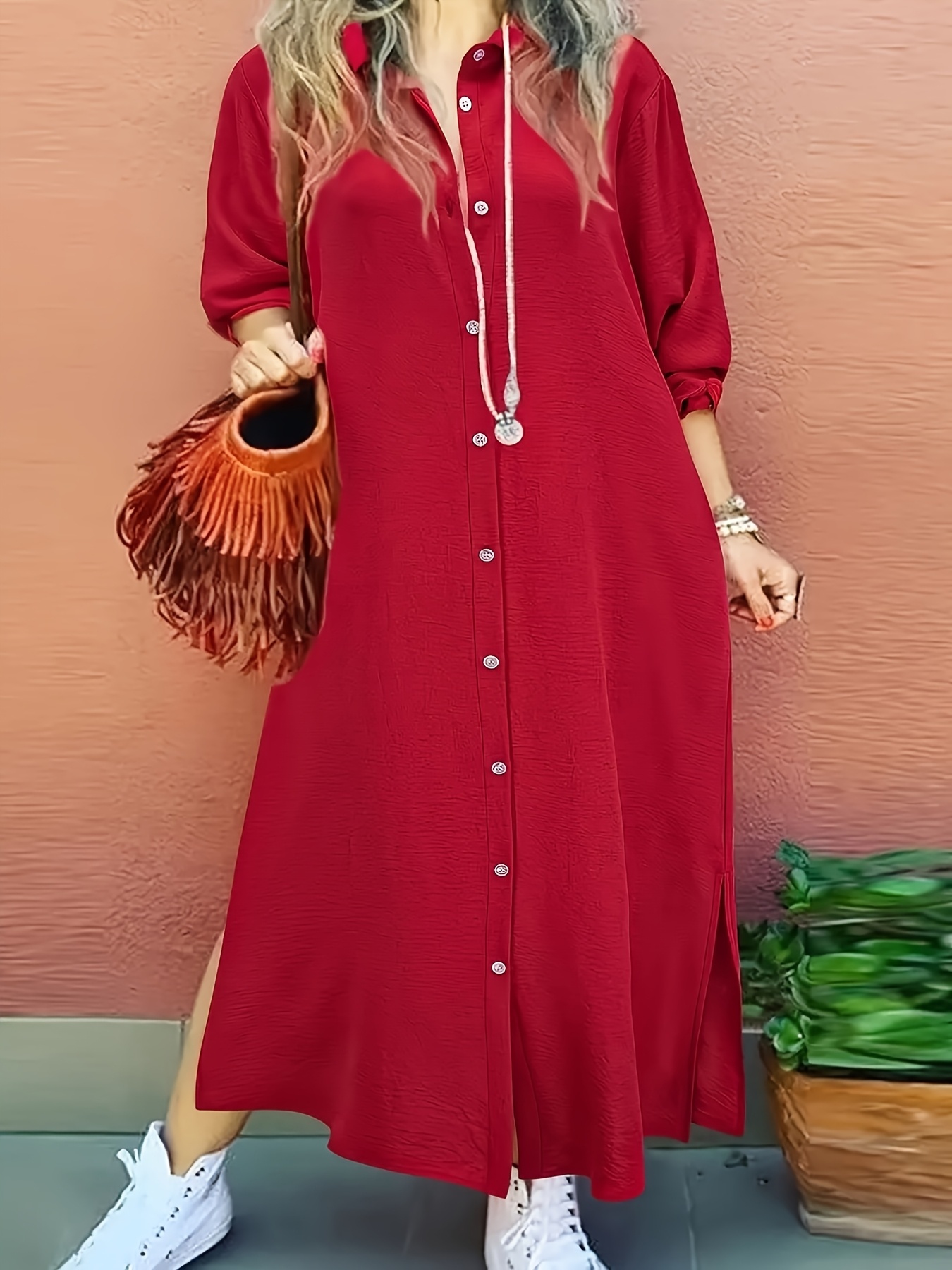 women plus size a line dresses sold on Temu United States