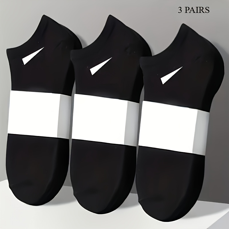 TEMU 3 Pairs Women's Casual Socks, Breathable, Comfortable, Anti-sweat, And Odor-resistant Low-cut Ankle Socks, Women's Socks, , Comfortable