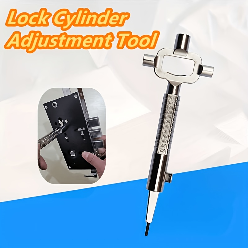 Lock Core Adjustment Tool for Multi-Functional Repairs