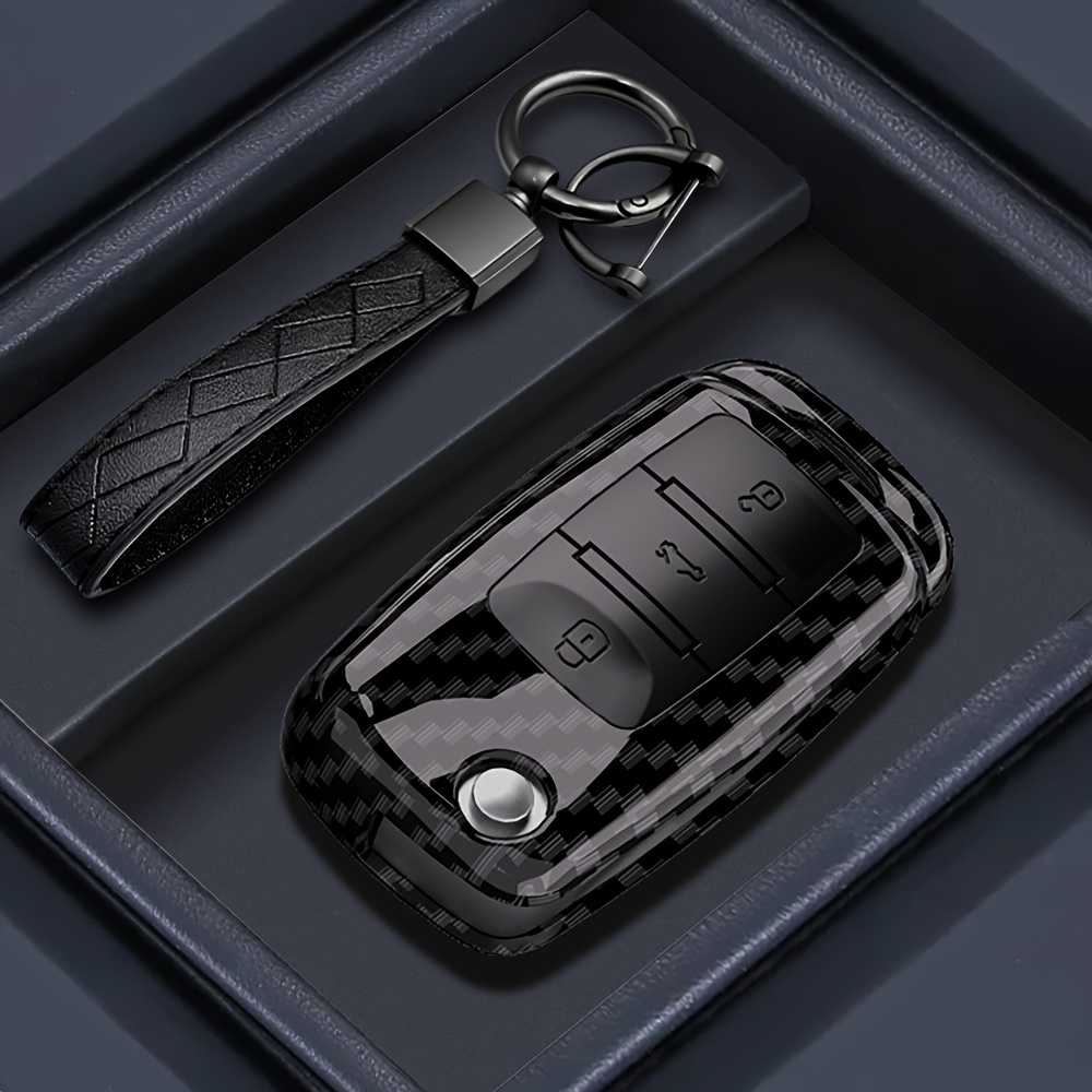 TEMU Autosleutelhoesje voor Volkswagen VW Polo Tiguan Caddy T5 Skoda Octavia Altea accessoires