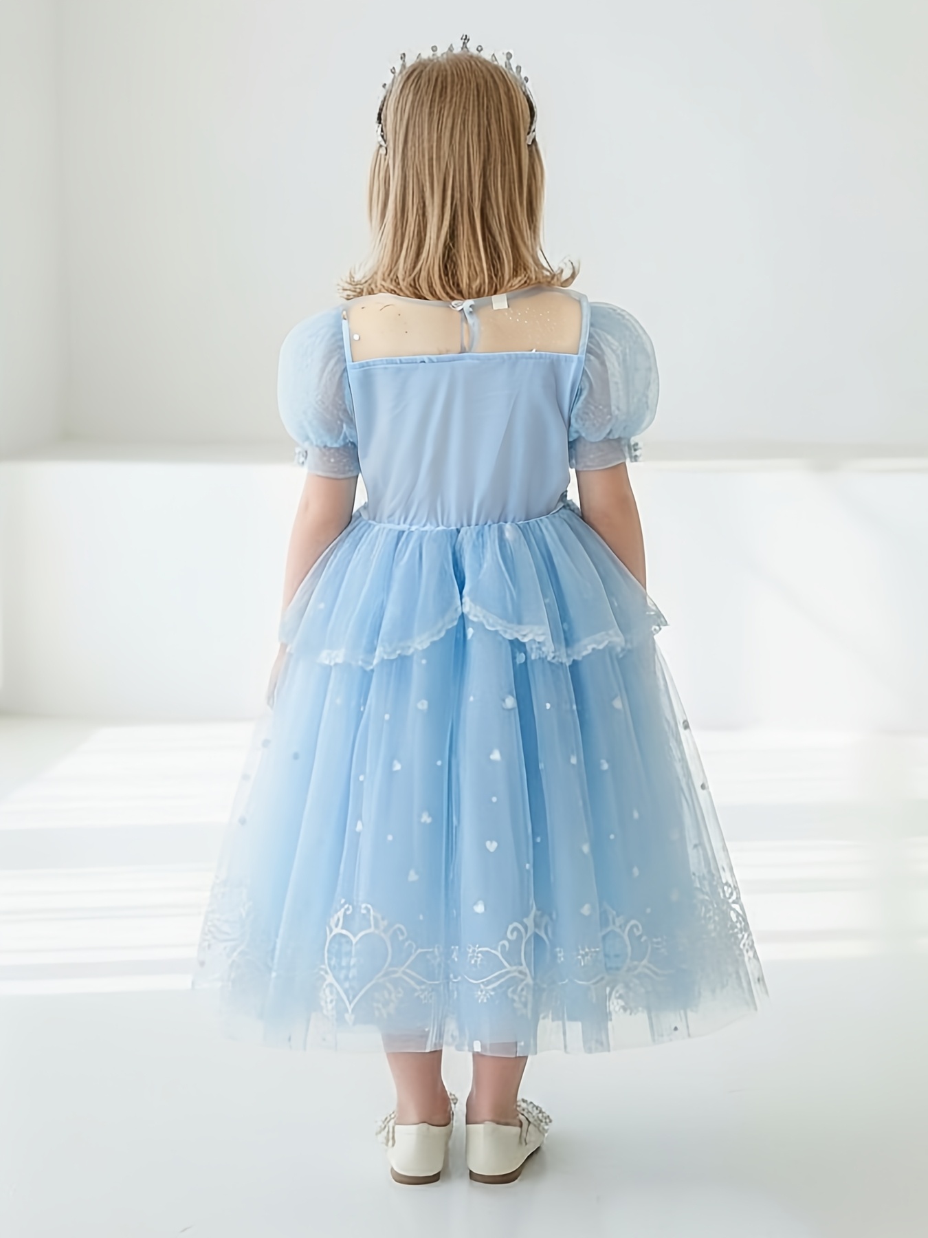 light blue tutu dress Tutu DU Monde Girls Blue Dusk Kids Divinity Tutu Tulle Dress 4-5 Years main image 0