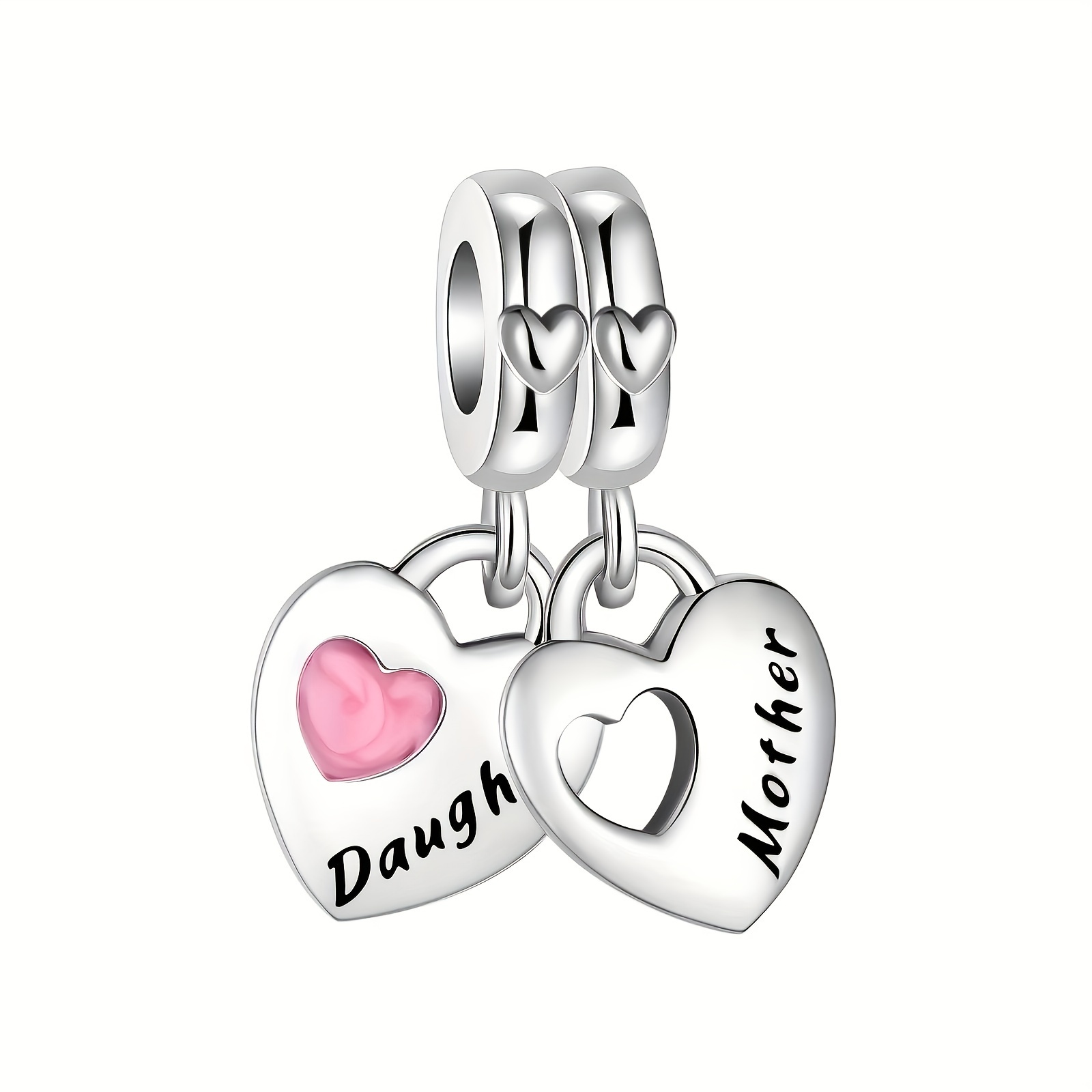 

Mother & : 925 Silvery Double - For Diy Bracelets & Necklaces,