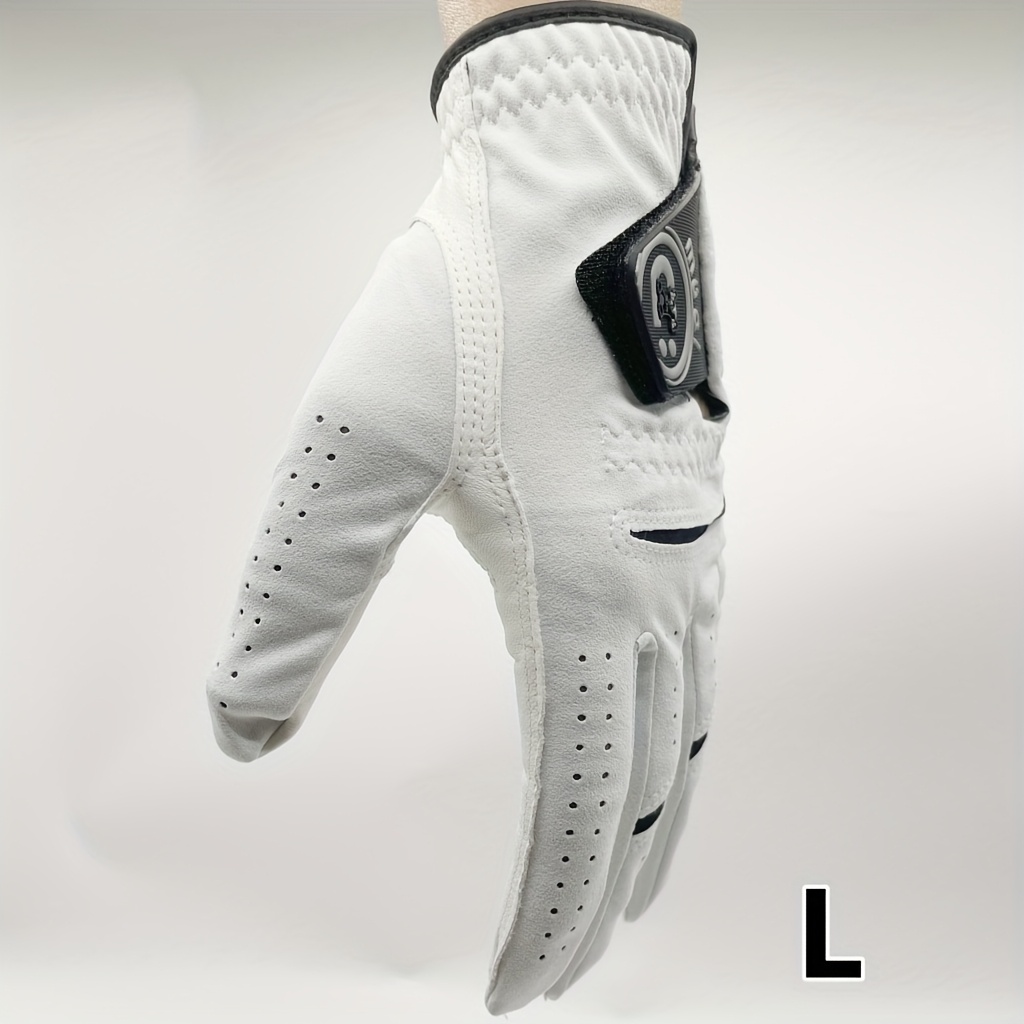 E-shop Premium Schafleder Golfhandschuh für die Linke Hand - Rutschfest, Atmungsaktiv & Langlebig | Ideal für Outdoor-Training & Spiele