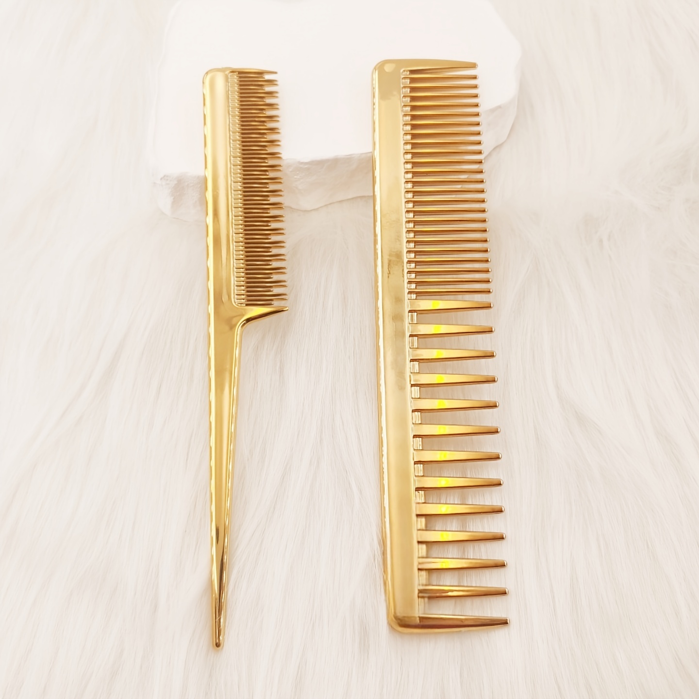 

Set Of 2 Salon-grade Hair Design Kits, Including Anti-static Hair Comb Set, With Comb And Styling Comb