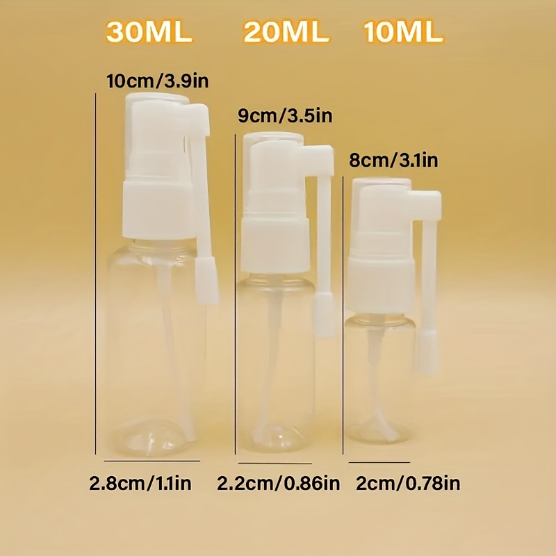 TEMU Set di Tre Spray con Ugelli Regolabili, Disponibili in Diverse Misure, Ideali per Nebulizzare Capelli, Routine di della Pelle, delle Piante,