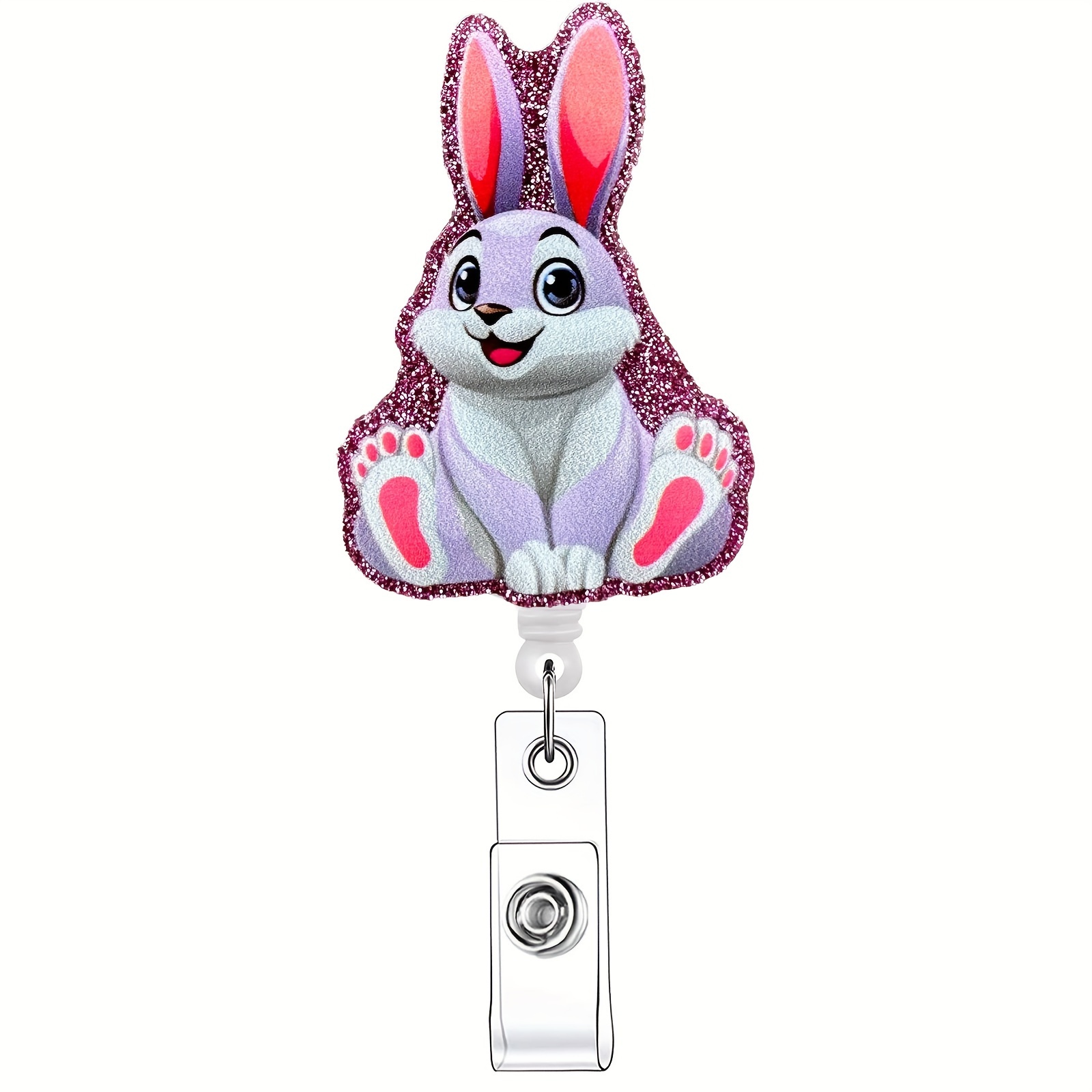 

1pc Nurse Rabbit , Retractable Id For Workers &