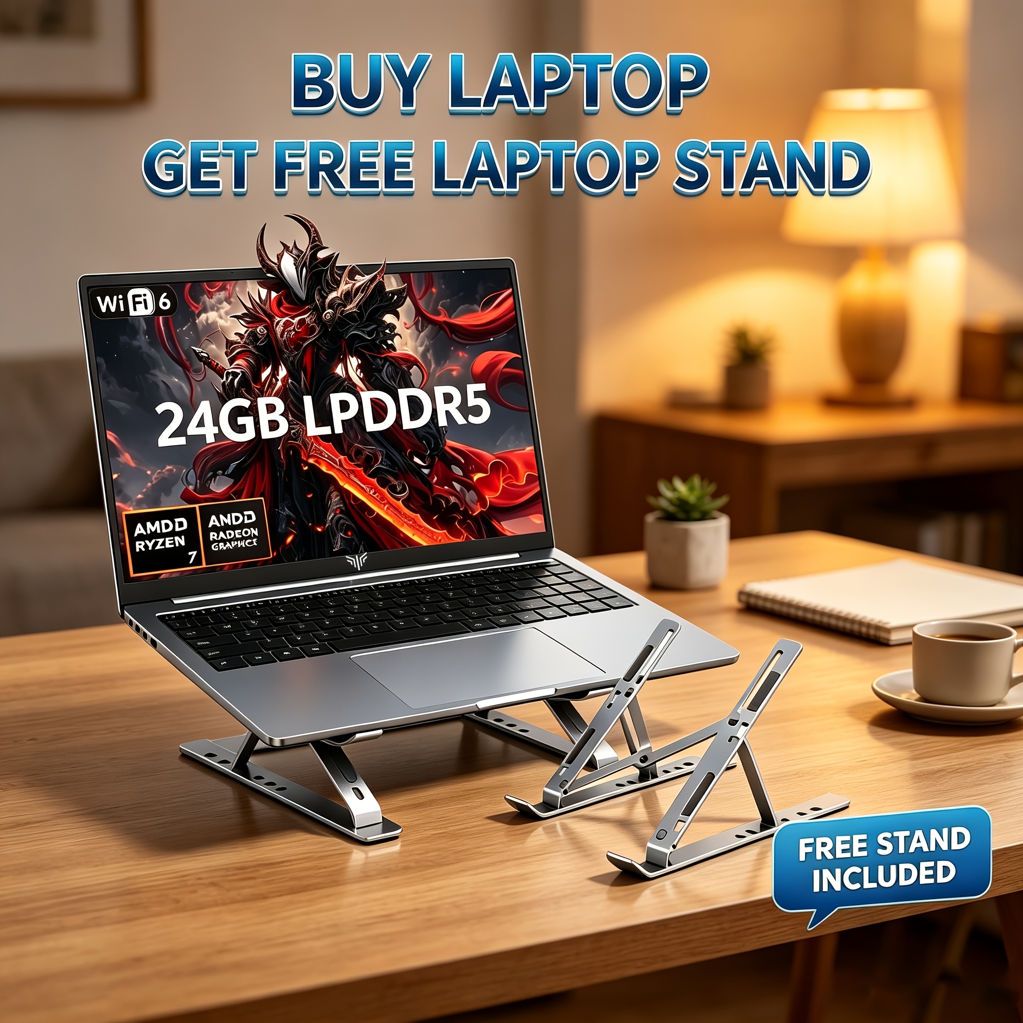 Image of 16.1 Gaming Laptop With 7 H255 (up To 4.9ghz), 24gb Lpddr5 512gb