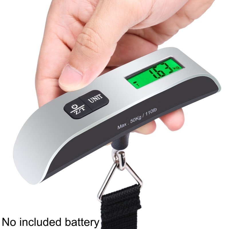 Luggage Scale, Electronic Scale, Portable Scale, Hook Scale, Parcel Scale, 50KG Mini Hanging Scale, Portable Spring Lifting Scale, Fishing Scale - Battery Not Included