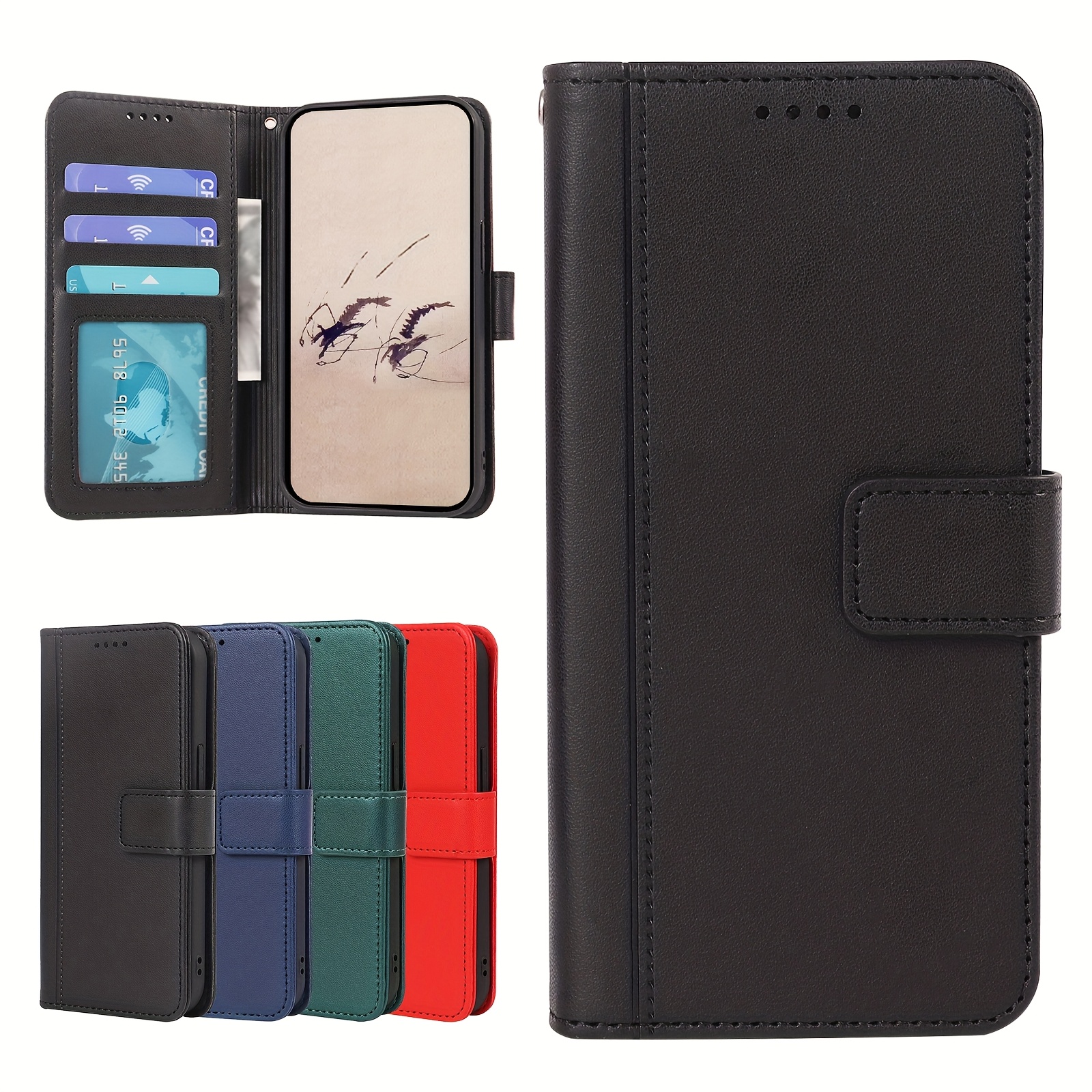 TEMU Phone Case: [ For Moto Wallet Case] Suitable For The Moto G85/g84 5g Series Flip Cover Wallet Case. It With 3 Built-in Credit Card Slots And Is