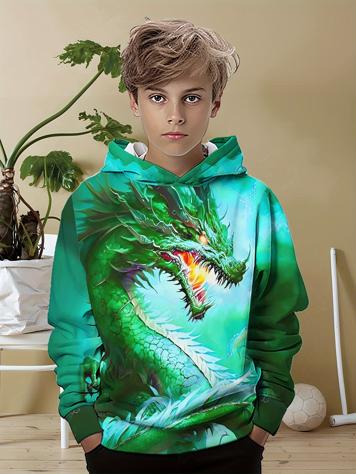 Boys dragon hoodie online