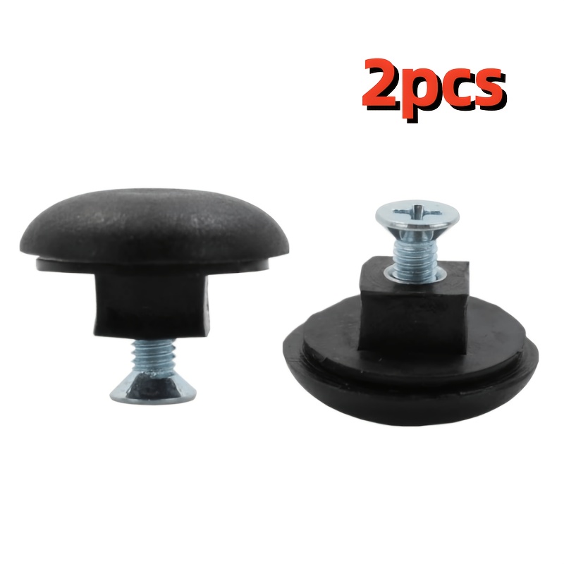 TEMU 2pcs Car Window Mounting Clips Compatible For / Berlingo/ Rear Window Bracket With Screws, Plastic Door Frame Clips Suitable For Berlingo,