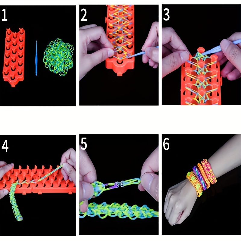 Loom Rubber Band Weaving Tools Connectable Jewelry Temu