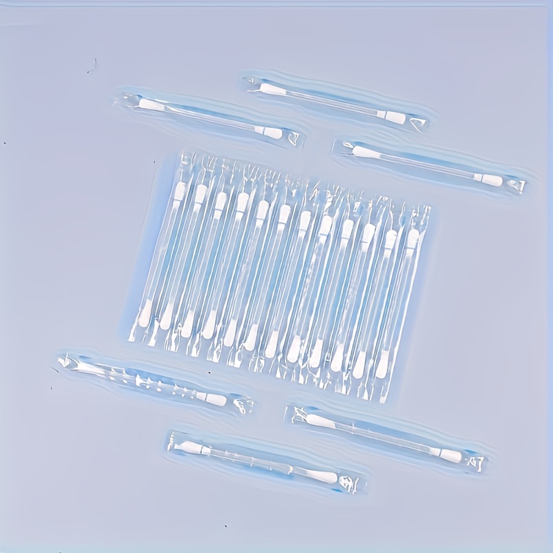 10pcs portable swabs individually wrapped   for personal care ideal for   camping travel essentials portable swabs individually wrapped swabs swab for wound care nail polish organizer nail polish storage nail polish bag ear cleaning stick ear pick daily small items travel accessory must have toiletrie Product details 7